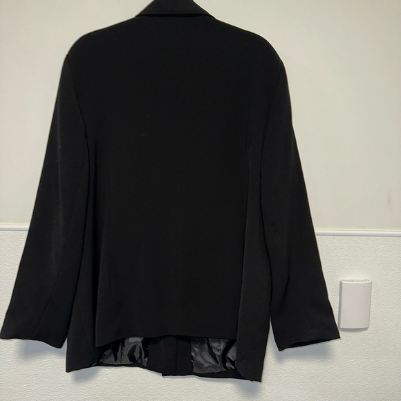 Women's Koret Vintage Style Blazer Size 20W Black Polyester Plus Size - Picture 8 of 10